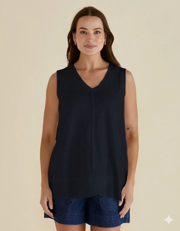 Betty Basics Mariah Tank - Navy