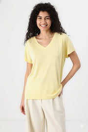 MSCH Fenya Modal V-Neck Tee - Sundress
