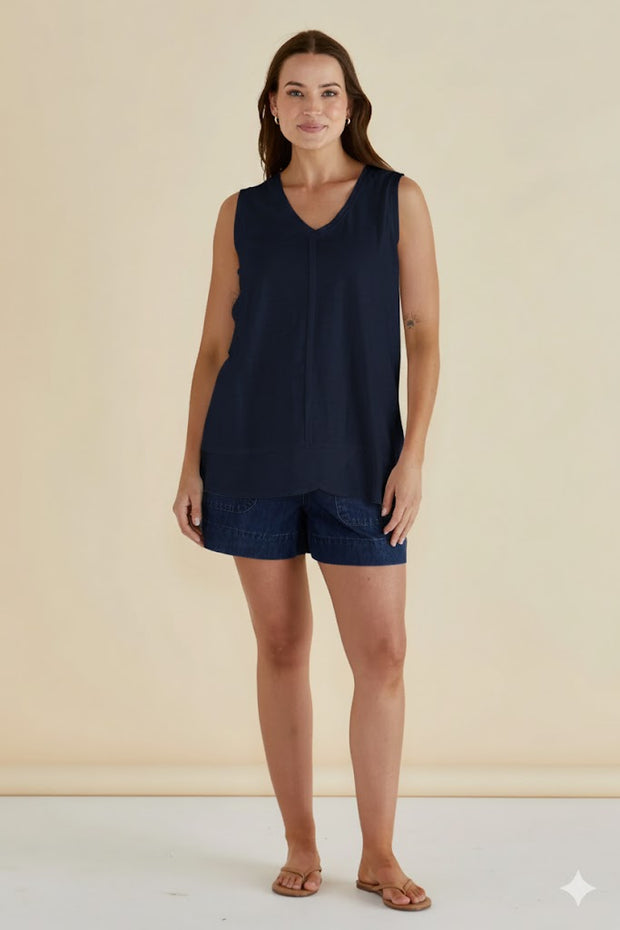 Betty Basics Mariah Tank - Navy