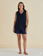 Betty Basics Mariah Tank - Navy