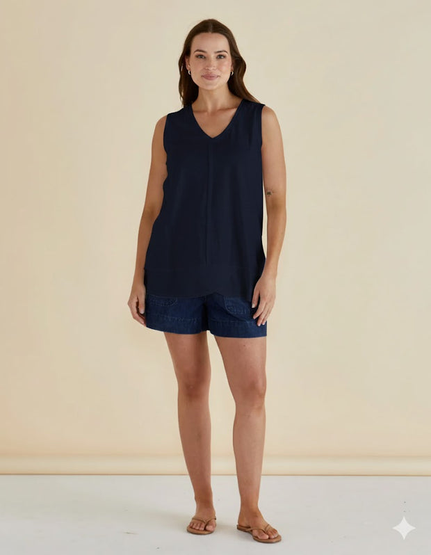 Betty Basics Mariah Tank - Navy
