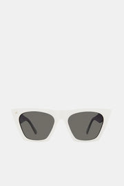 Privé Revaux Sunglasses - The Victoria - Splash White