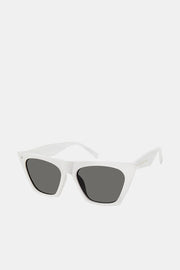Privé Revaux Sunglasses - The Victoria - Splash White