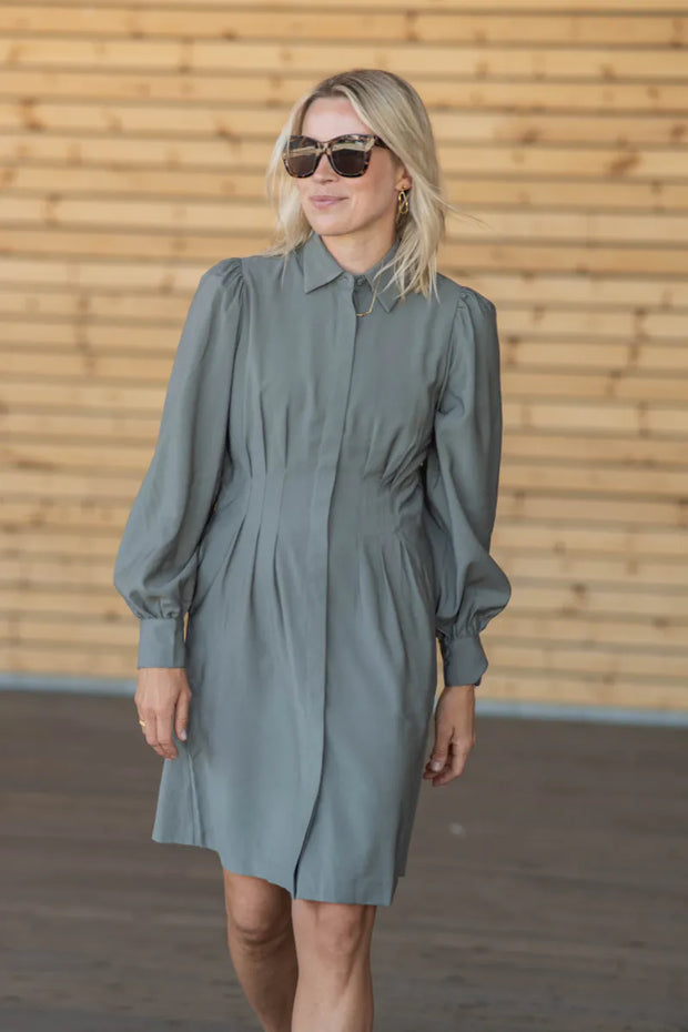 MSCH Asana Dress - Mulled Basil