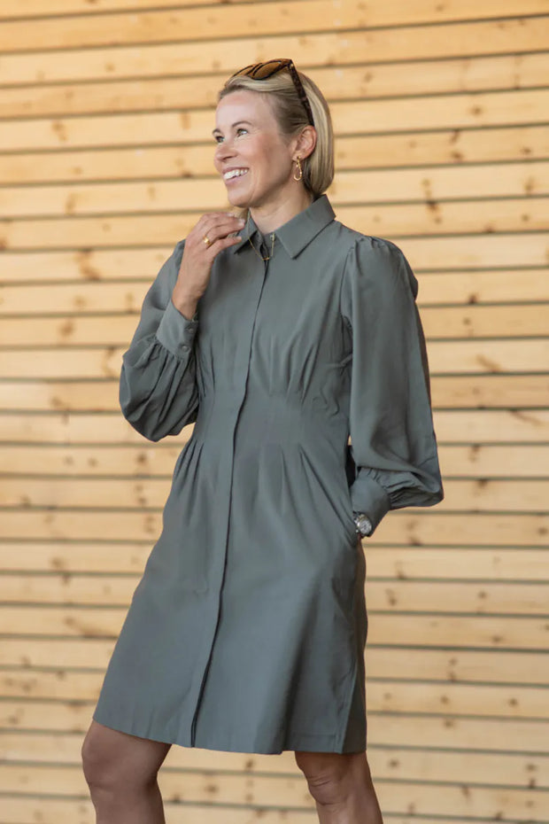 MSCH Asana Dress - Mulled Basil