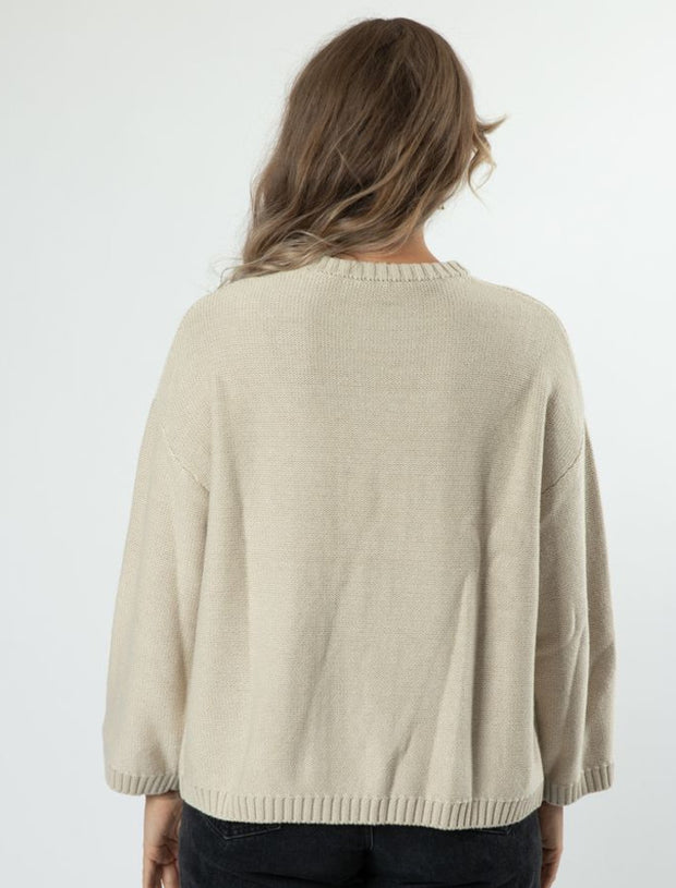 Stella + Gemma Willow Jumper - Oatmeal