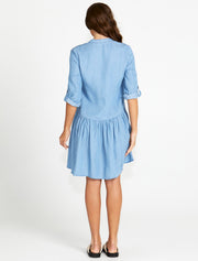 Sass Willow Shirt Dress - Blue Wash
