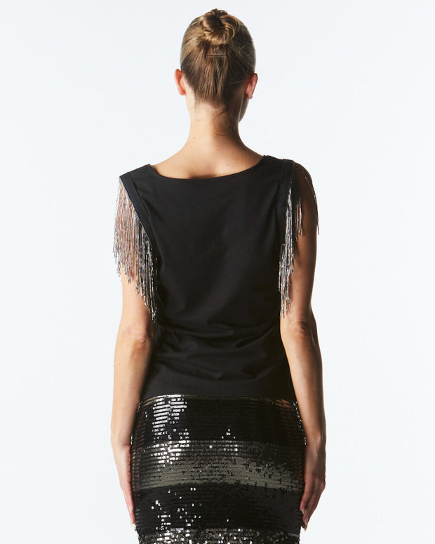 Fate + Becker Windflowers Top - Black