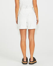 Sass Wyatt Denim Short - White