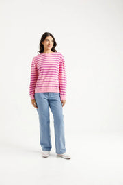 Home-lee Wylder Long Sleeve Tee - Candy Stripe