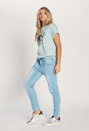 The Others Stretch Staple Jean - Washed Blue