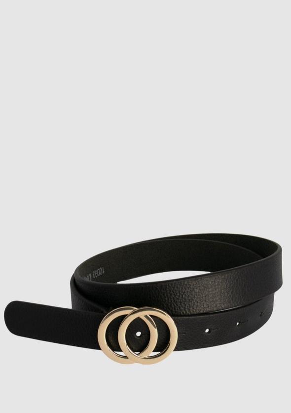 Loop Leather Brittany Belt - Black