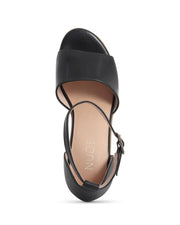 Nude Footwear Tilley Wedge - Black